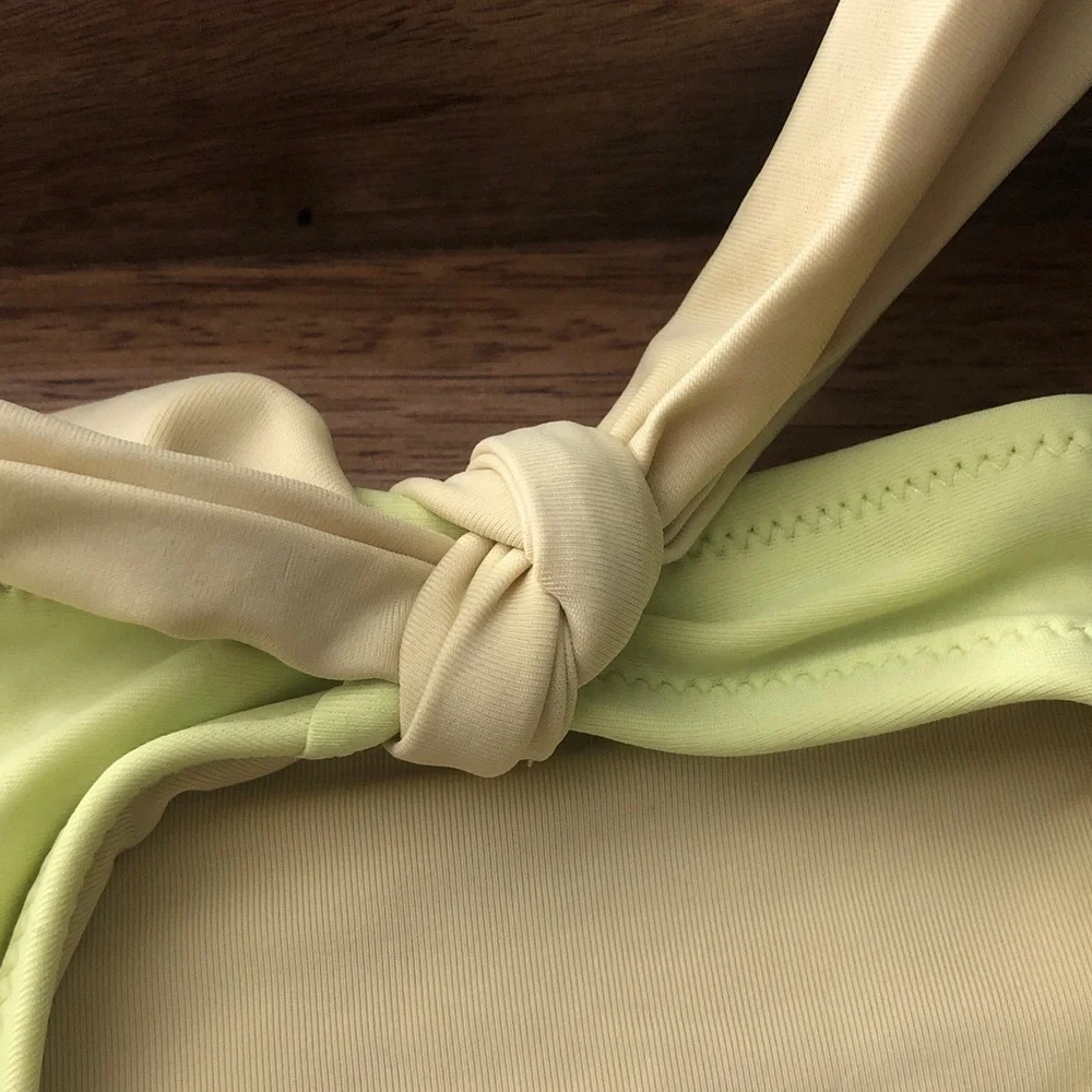 aerie Lime Green Tie-Side Bikini Bottom